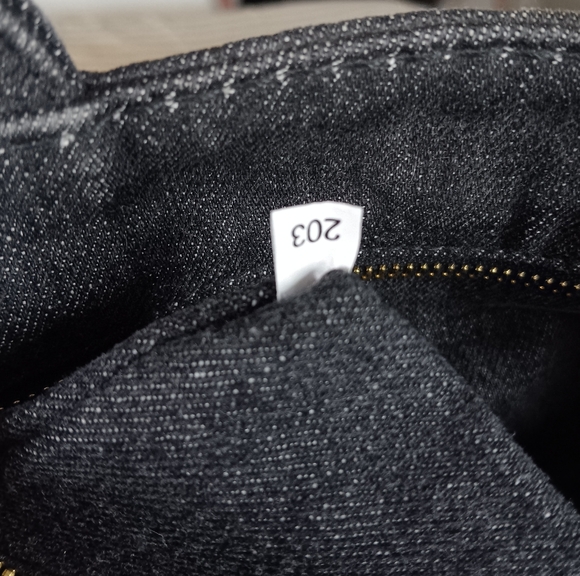 SOLD ‼️PRADA Canapa EUC Denim Black Mini Tote w/Strap - Picture 10 of 17